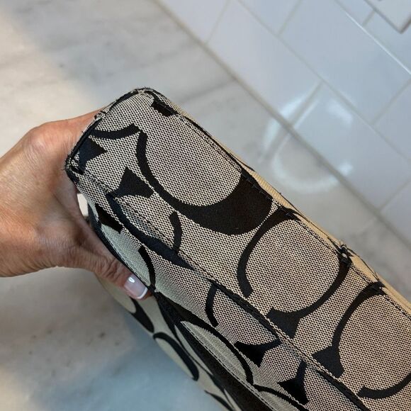 Coach Bag Purse Handbag Crossbody Bag Y2K Signature Logo Stripe File Swing Pack - Picture 6 of 15